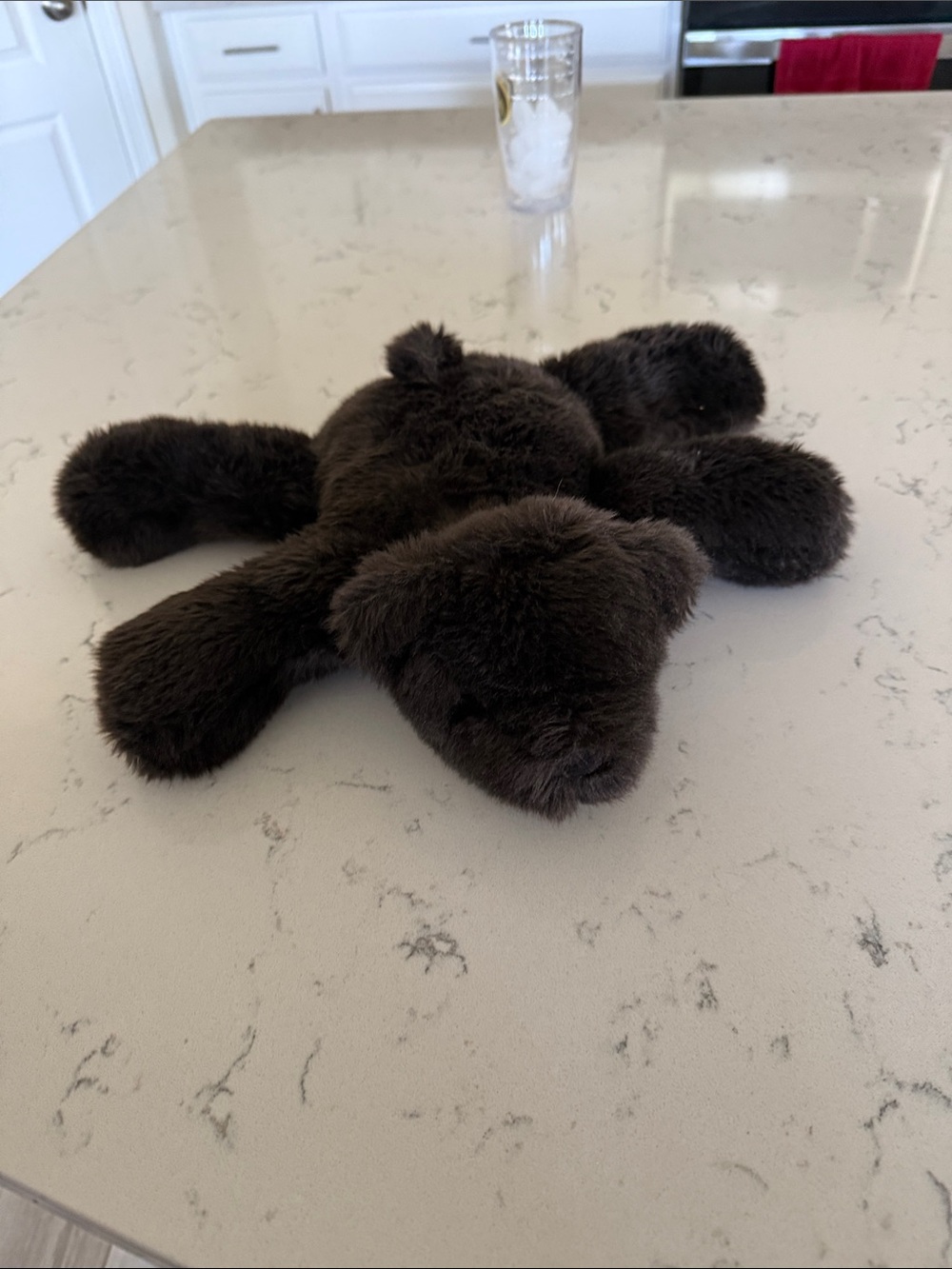 Pottery Barn Andrew Dark Brown Bear plush stuffy